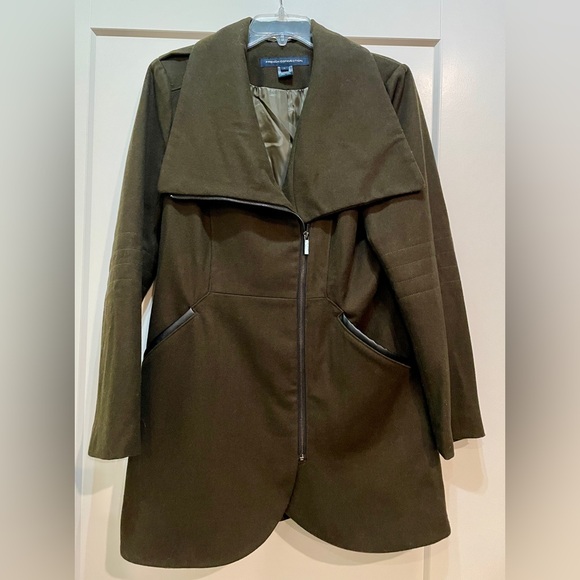 Military Style Wool (50%) Jacket - Picture 1 of 5